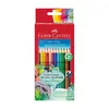 Lápis de Cor Aquarelável 12un Cx Cartão Faber-Castell Grip - Material Artístico e Escolar