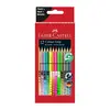 Lápis de Cor 12un Cx Cartão Faber-Castell Grip Pastel/Neon 18cm | Marca 212 - Loja BluePixel