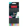 Lápis de Cor 12un Cx Cartão Faber-Castell Black Edition 18cm | Marca 212 - Loja BluePixel