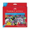 Lápis de Cor 60un Cx Cartão Faber-Castell Arte Terapia 18cm | Loja BluePixel