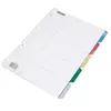 Separadores A4 de Plástico Cores Sortidas - Pack de 10 unidades | Loja BluePixel