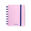 Caderno Inteligente A5 PP Ambar EcoSmart Rosa 100 Folhas - Organização e Sustentabilidade