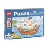 Jogo Educativo Puzzle Apli Barco Pirata 104 Peças | Brinquedos Educativos na bluepixel.pt
