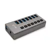 Hub de Carregamento USB 3.0 7 Portas + Carregador 36W - Marca 511 | bluepixel.pt