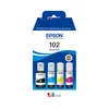 Pack de 4 Cartuchos de Tinta Epson 1LB 102 EcoTank - Impressão de Alta Qualidade e Economia
