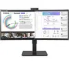 Monitor LG 34BQ77QC-B de 34'' Curvo 3440x1440 com Webcam, Microfone, HDMI, DP, USB-C e USB 3.0 - Preto | bluepixel.pt
