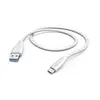 Cabo de Carregamento USB-A para USB-C HAMA 1.5M Branco | Carregue e transfira dados com fiabilidade