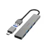 HAMA USB HUB 4 PORTAS USB 3.2 GEN 1 Ultra-Slim com Adaptador USB-C - Marca 237