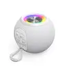 HAMA BALL SHAPE BLUETOOTH SPEAKER - Altavoz Bluetooth com Luz LED 5W Branco | 237