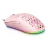 Rato Gaming MARS GAMING MMAX 12400 DPI Ultraleve RGB Feather Pink - Loja BluePixel