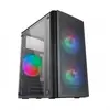 Caixa MARS GAMING MC300 Micro ATX com Ventoinhas RGB e Janela - Preto | bluepixel.pt