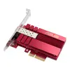ASUS XG-C100F 10GB Network Card - Placa de Rede PCIe de Alta Velocidade para Transferências Rápidas