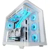 Caixa de Computador MARS GAMING MC-FUSION ATX com Vidro Temperado e Suporte Watercooling - Branco