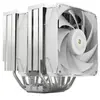 Cooler CPU MARS GAMING MCPU-XU9 Torre Dupla com 2 Fans FDB, Heatpipes de Cobre e TDP 400W - Branco