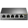 Switch TP-LINK 5-Port 10/100Mbps com 4 Portas PoE e 58W - Ideal para Redes Empresariais