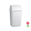 Contentor 09L Plástico Branco com Tampa Basculante - Marca 359 | Loja BluePixel