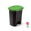 Contentor 27L em Plástico com Pedal e Tampa Verde - Marca 359 | Loja BluePixel