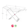 Estendal Resina 55x181x109cm Branco - Marca 359 | Loja online bluepixel.pt