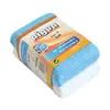 Esponja Microfibras 14x9cm Branco/Azul Pack 2un | Produtos de Limpeza BluePixel