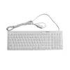 Teclado Silicone Higienizável / Lavável USB-A Branco | Marca 286 na bluepixel.pt