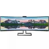 Monitor Profissional Ultrapanorâmico Curvo Philips 499P9H 48.8'' Dual QHD Webcam em Preto | BluePixel