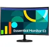 Monitor Curvo Samsung Essential S3 S36GD 27'' Full HD - Design Elegante e Imagem Vibrante