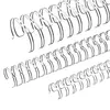 Argolas Metálicas Passo 3:1 6mm Prata - Pack de 100 unidades | Loja BluePixel