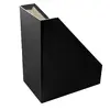 Porta Revistas 30x25x16cm em Cartão Preto | Organização elegante na bluepixel.pt