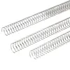 Argolas Espiral Metálicas Passo 5:1 22mm Prata - Pack de 100 | BluePixel