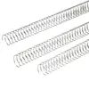 Argolas Espiral Metálicas Pass 5:1 50mm Prata - Pack 25 | Loja BluePixel