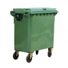 Contentor de 800L em Plástico com 4 Rodas Verdes e Tampa Verde - Loja BluePixel