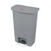 Contentor 50L Resina Slim Jim Step-On Cinza | Gestão de Resíduos Eficiente
