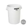 Contentor 121L Plástico Redondo Branco Sem Tampa - Marca 401 | Loja BluePixel