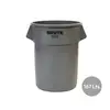Contentor 167L Brute da marca 401 - Plástico Redondo Cinza sem Tampa | Loja BluePixel