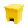 Contentor de 30L em plástico amarelo com pedal - Marca 401 | Loja BluePixel