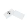 Porta Nomes Horizontal 90x56mm com Mola e Alfinete - Marca 320 | Loja BluePixel