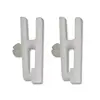 Mola Plástica para Porta Nomes Branco 100 Unidades | Marca 320