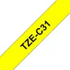 Fita Laminada 12mm x 5m Fluorescente Amarelo/Preto - Marca 32 | Loja online bluepixel.pt