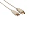 Cabo USB-A 2.0 Macho/Fêmea 1,8m Branco - Marca 471 | Loja BluePixel