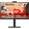 Monitor Profissional LG 27BA850-B 27'' Full HD Webcam Regulável em Altura Preto | bluepixel.pt