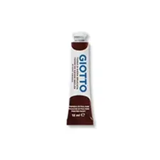 Guache Tubo 12ml Giotto Castanho - Tinta de alta qualidade para pintura artística e escolar