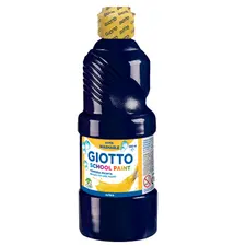Guache Líquido Giotto Escolar 500ml Preto | Tintas de Qualidade para Arte Escolar