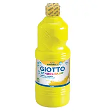 Guache Líquido Giotto Escolar 1L Amarelo - Tinta de Alta Qualidade para Educação e Arte