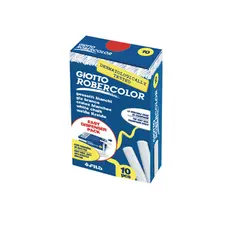 Giz Branco Giotto Robercolor Caixa 10 Unidades | Material Escolar de Qualidade