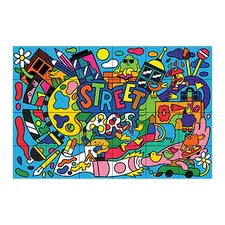 Conjunto Giotto Maxi Art Lab Color e Puzzle 46 Peças | Brinquedos Educativos para Crianças