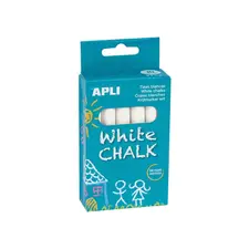 Giz Branco APLI Cx 10un - Material para Quadros Brancos | bluepixel.pt