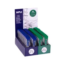 Lápis Grafite APLI Minas 2B - Conjunto de 48 Tubos com 50 Unidades | Loja BluePixel