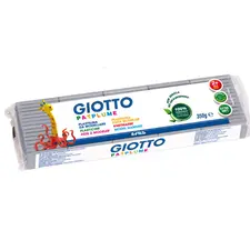 Plasticina Cinza Patplume Giotto 350g - Massa de Modelar de Alta Qualidade para Crianças e Artistas