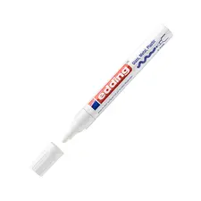 Marcador Grosso Edding 750 2-4mm Branco | Alta qualidade para marcação precisa