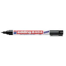 Marcador Permanente Fino Edding 8404 0,75mm Preto | Loja BluePixel